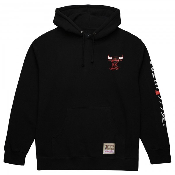 Толстовка Chicago Bulls Mitchell & Ness Black NBA x Michelob Ultra Swish & Sip
