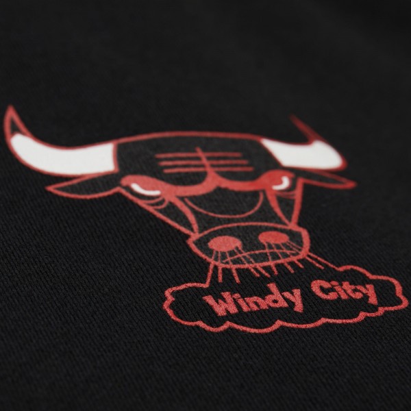 Толстовка Chicago Bulls Mitchell & Ness Black NBA x Michelob Ultra Swish & Sip