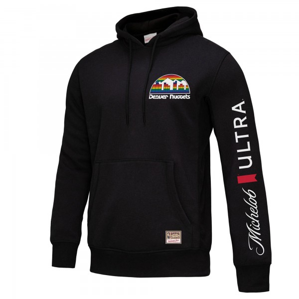 Толстовка Denver Nuggets Mitchell & Ness Black NBA x Michelob Ultra Swish & Sip