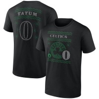 Футболка Jayson Tatum Boston Celtics Ugly Sweater Name & Number - Black