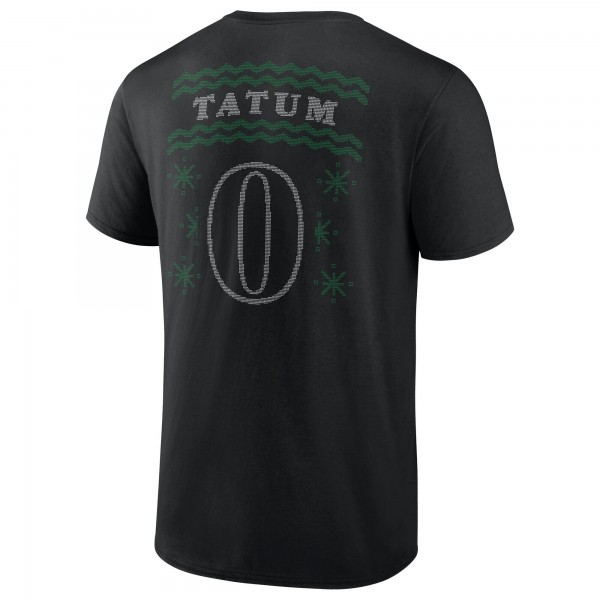 Футболка Jayson Tatum Boston Celtics Ugly Sweater Name & Number - Black