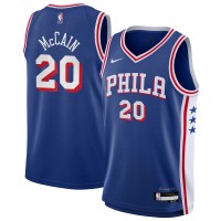 Подростковая Philadelphia 76ers Jared McCain Nike Royal Swingman Jersey - Icon Edition