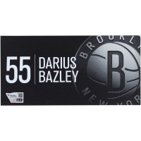 Darius Bazley Brooklyn Nets Fanatics Authentic Player-Issued #55 Black Nameplate from the 2023-24 NBA Season