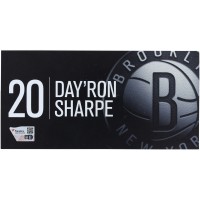 DayRon Sharpe Brooklyn Nets Fanatics Authentic Player-Issued #20 Black Nameplate from the 2024-25 NBA Season