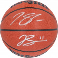 Jalen Brunson, Karl-Anthony Towns New York Knicks Fanatics Authentic Autographed New York Knicks Wilson Authentic Series Indoor/Outdoor Basketball