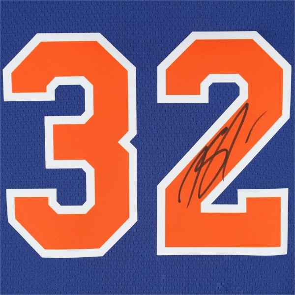 Karl-Anthony Towns New York Knicks Autographed Fanatics Authentic Nike Blue Icon Edition Swingman Jersey