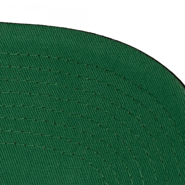 Бейсболка Boston Celtics Mitchell & Ness Black Busted Logo Wordmark Wrap-Around Pro Pinch