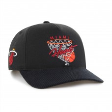 Бейсболка Miami Heat 47 Black Nothing But Net Hitch