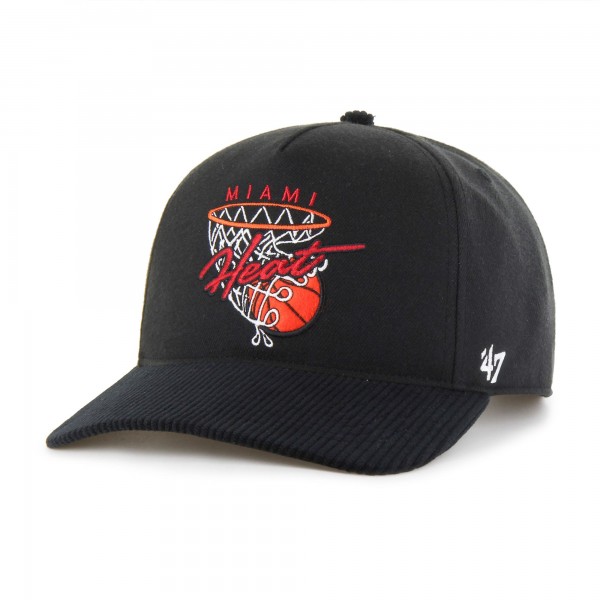 Бейсболка Miami Heat 47 Black Nothing But Net Hitch