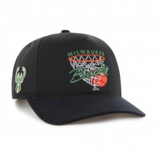 Бейсболка Milwaukee Bucks 47 Black Nothing But Net Hitch