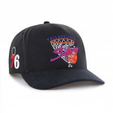 Бейсболка Philadelphia 76ers 47 Black Nothing But Net Hitch