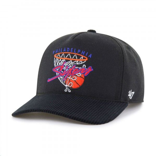 Бейсболка Philadelphia 76ers 47 Black Nothing But Net Hitch