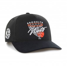 Бейсболка Brooklyn Nets 47 Black Nothing But Net Hitch