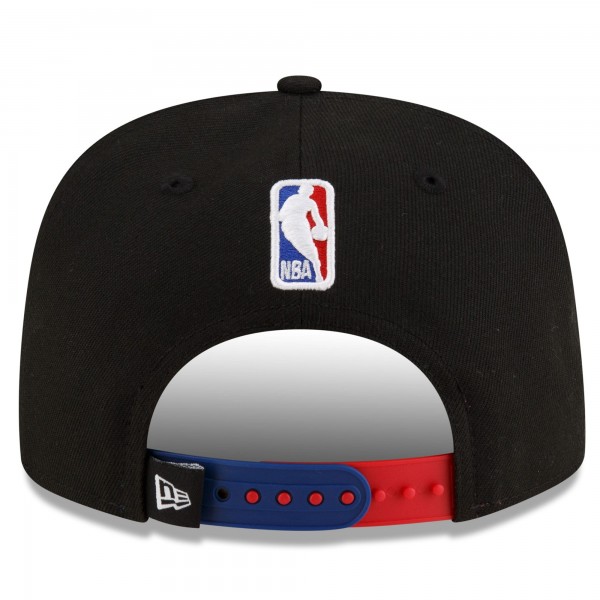 Бейсболка Milwaukee Bucks New Era Black 2024 NBA Cup Champions Locker Room 9FIFTY Snapback