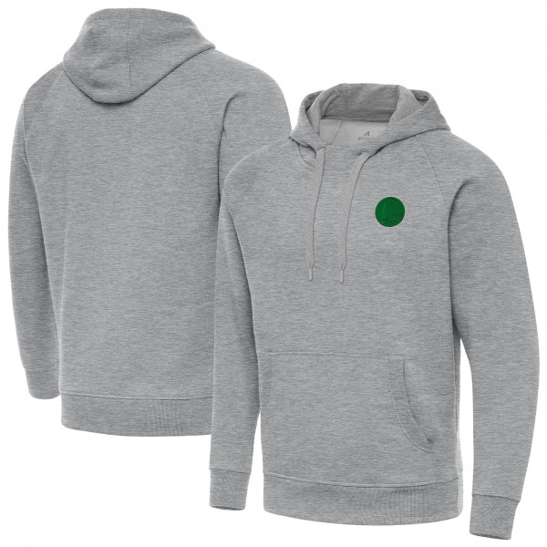 Толстовка Golden State Warriors Antigua St. Patricks Day Victory Raglan - Heather Gray