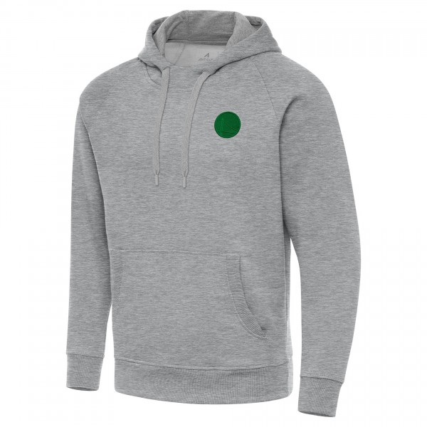 Толстовка Golden State Warriors Antigua St. Patricks Day Victory Raglan - Heather Gray