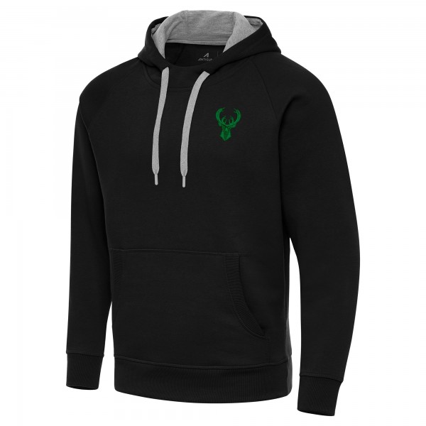 Толстовка Milwaukee Bucks Antigua St. Patricks Day Victory Raglan - Black