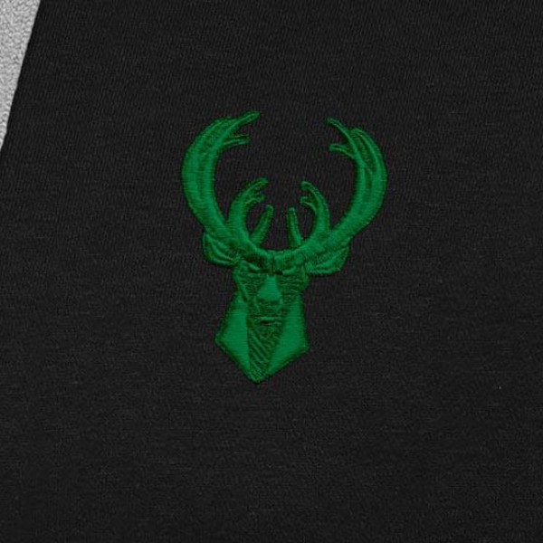 Толстовка Milwaukee Bucks Antigua St. Patricks Day Victory Raglan - Black