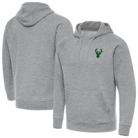 Толстовка Milwaukee Bucks Antigua St. Patricks Day Victory Raglan - Heather Gray