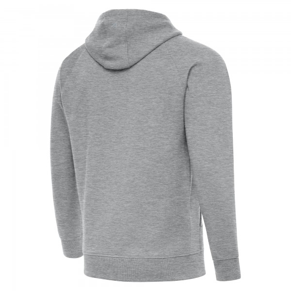 Толстовка New York Knicks Antigua St. Patricks Day Victory Raglan - Heather Gray