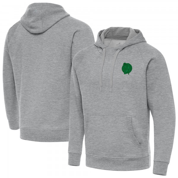 Толстовка Boston Celtics Antigua St. Patricks Day Victory Raglan - Heather Gray