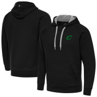Cleveland Cavaliers Antigua Black St. Patricks Day Victory Raglan Pullover Hoodie