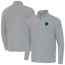 Кофта на короткой молнии Golden State Warriors Antigua St. Patricks Day Intent - Gray