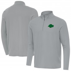 Кофта на короткой молнии Los Angeles Lakers Antigua St. Patricks Day Intent - Gray