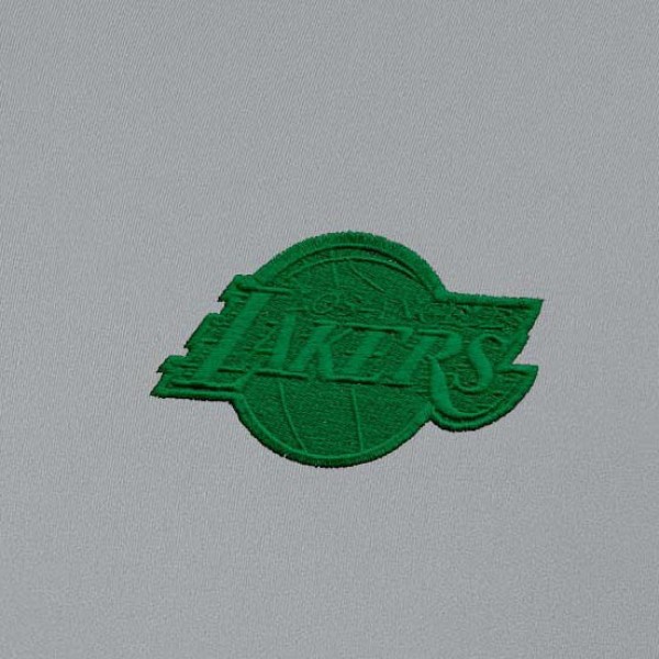 Кофта на короткой молнии Los Angeles Lakers Antigua St. Patricks Day Intent - Gray