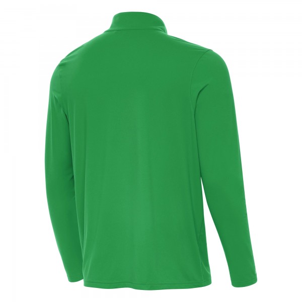 Кофта на короткой молнии Milwaukee Bucks Antigua St. Patricks Day Intent - Kelly Green