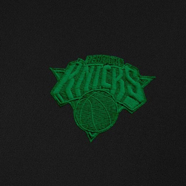 Кофта на короткой молнии New York Knicks Antigua St. Patricks Day Intent - Black