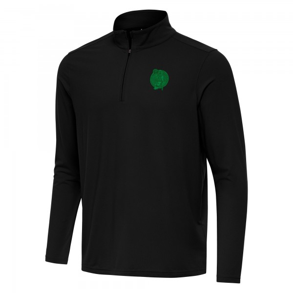 Кофта на короткой молнии Boston Celtics Antigua St. Patricks Day Intent - Black