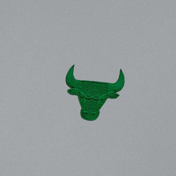 Кофта на короткой молнии Chicago Bulls Antigua Gray St. Patricks Day Intent