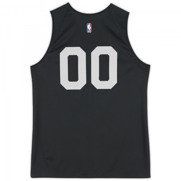 Ron Holland II Detroit Pistons Fanatics Authentic Practice-Used #00 Black Reversible Jersey from the 2024-25 NBA Season