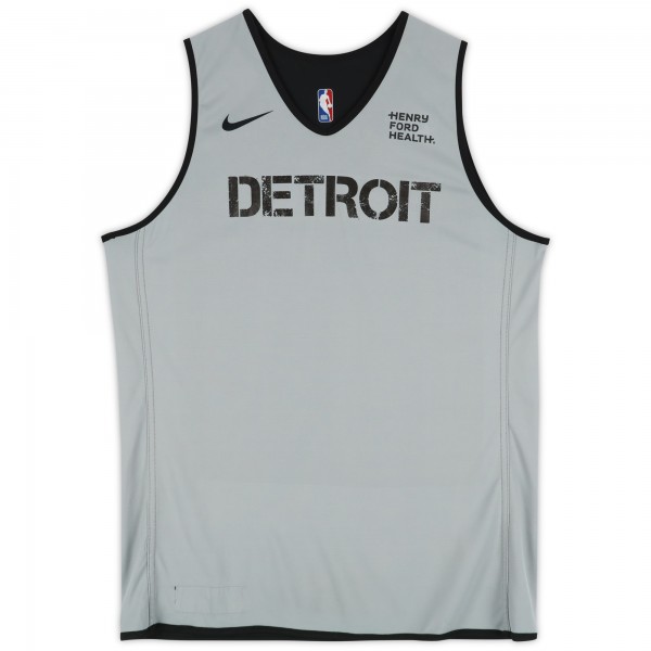 Ron Holland II Detroit Pistons Fanatics Authentic Practice-Used #00 Black Reversible Jersey from the 2024-25 NBA Season
