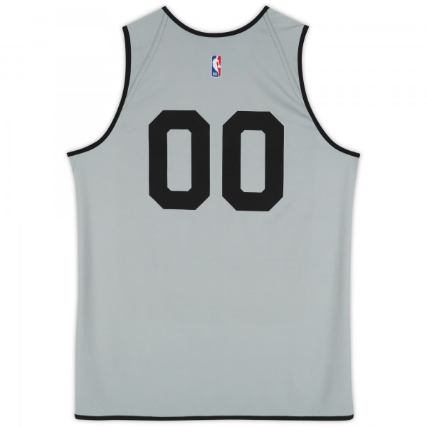 Ron Holland II Detroit Pistons Fanatics Authentic Practice-Used #00 Black Reversible Jersey from the 2024-25 NBA Season