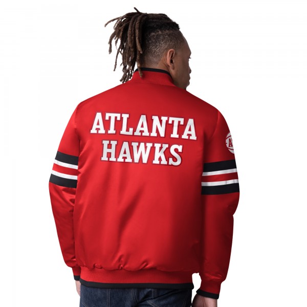 Куртка на кнопках Atlanta Hawks Starter Red Scout IVarsity