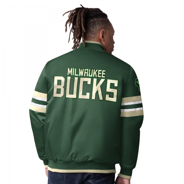 Бомбер Milwaukee Bucks Starter Scout I Varsity - Hunter Green