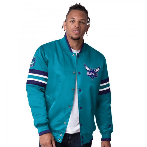 Куртка на кнопках Charlotte Hornets Starter Teal Scout I Varsity