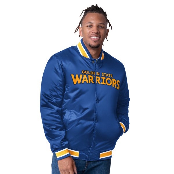 Рубашка Golden State Warriors Starter Gold Reversible Satin Varsity Jacket