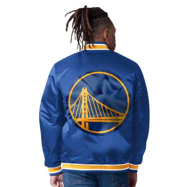 Рубашка Golden State Warriors Starter Gold Reversible Satin Varsity Jacket
