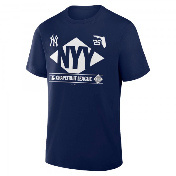 New York Yankees Fanatics Navy 2025 Spring Training Grapefruit League True Icon T-Shirt