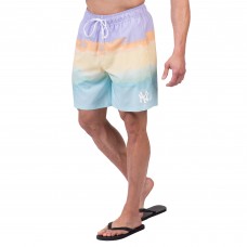 New York Yankees G-III Sports by Carl Banks Light Blue Swim Trunks