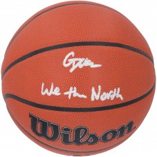 Gradey Dick Toronto Raptors Autographed Fanatics Authentic Wilson Authentic Series Indoor/Outdoor Basketball with We the North Inscription