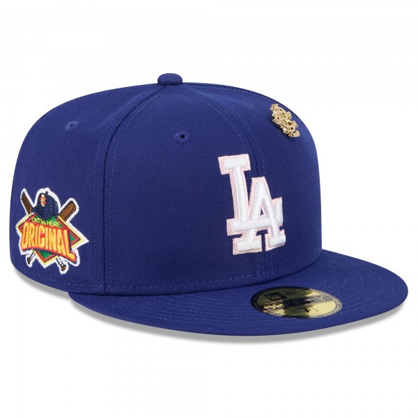 Бейсболка Los Angeles Dodgers New Era Royal 2025 Big League Chew 59FIFTY