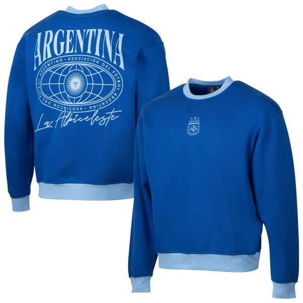 Свитшот Argentina National Team Sport Design Sweden Relaxed Pullover - Royal