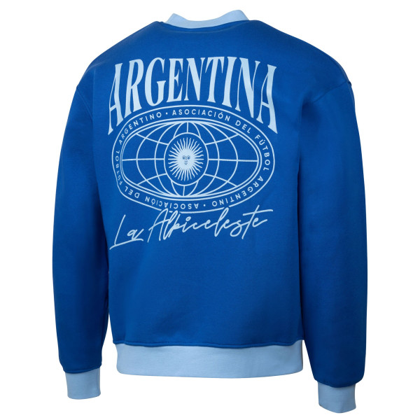 Свитшот Argentina National Team Sport Design Sweden Relaxed Pullover - Royal