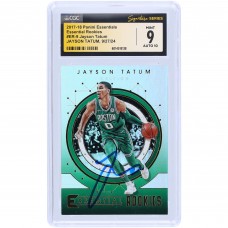 Jayson Tatum Boston Celtics Autographed 2017-18 Panini Essentials Essential Rookies #ER-9 CGC Fanatics Witnessed Authenticated 9/10 Rookie Card