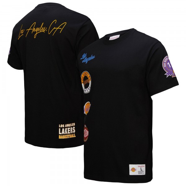 Футболка Los Angeles Lakers Black Out Collection Vintage Premium - Black