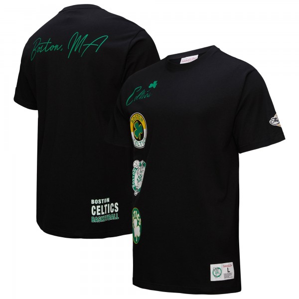 Футболка Boston Celtics Black Out Collection Vintage Premium - Black